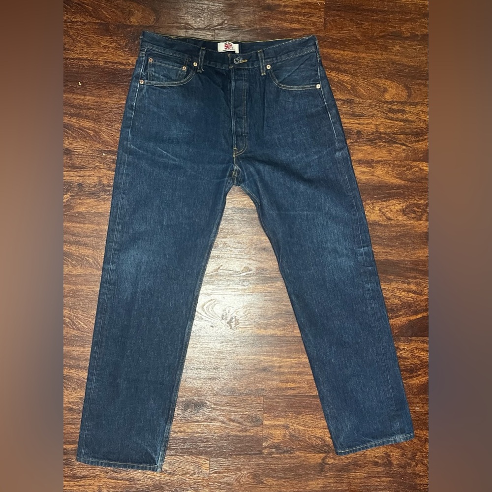 Men’s Levi's 501 Straight Leg Fit Denim Jeans Classic size 36x34 (Preowned)